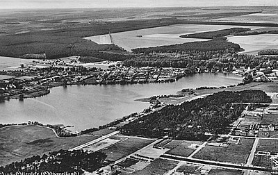 Groß Glienicke und Groß Glienicker See ca. 1930