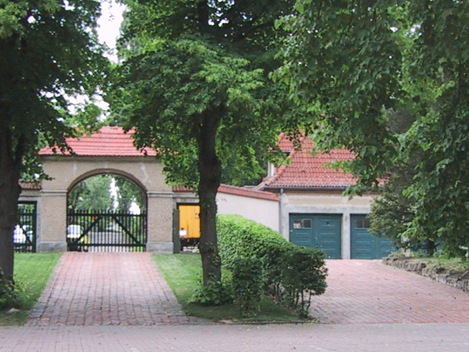 Kulturgarten Eingang innen