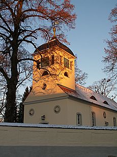 Kladower Dorfkirche in Januar 2009